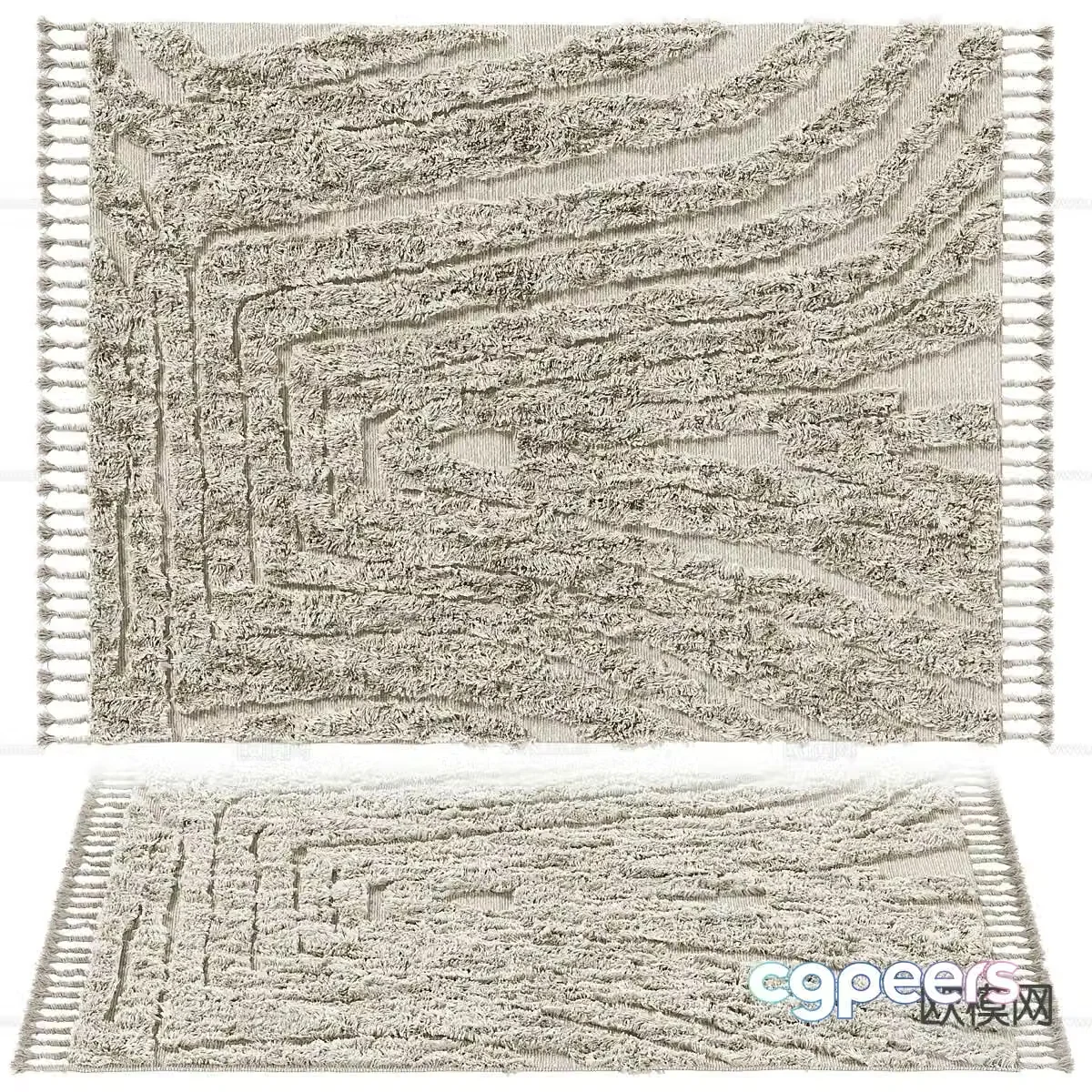 wabi-sabi carpet 3d model
