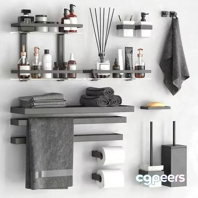 3ds Max Free – KES Bathroom accessories 5