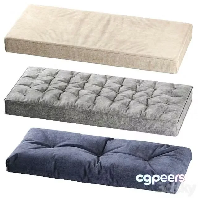 3ds Max Free – Seat pillows set 001