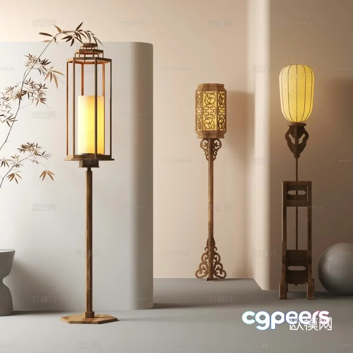 Floor lamp 3d model