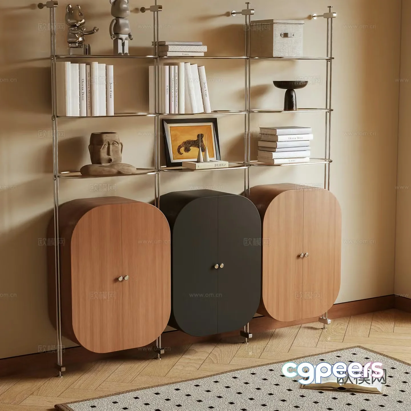 Bookcase Bookshelf 3D model