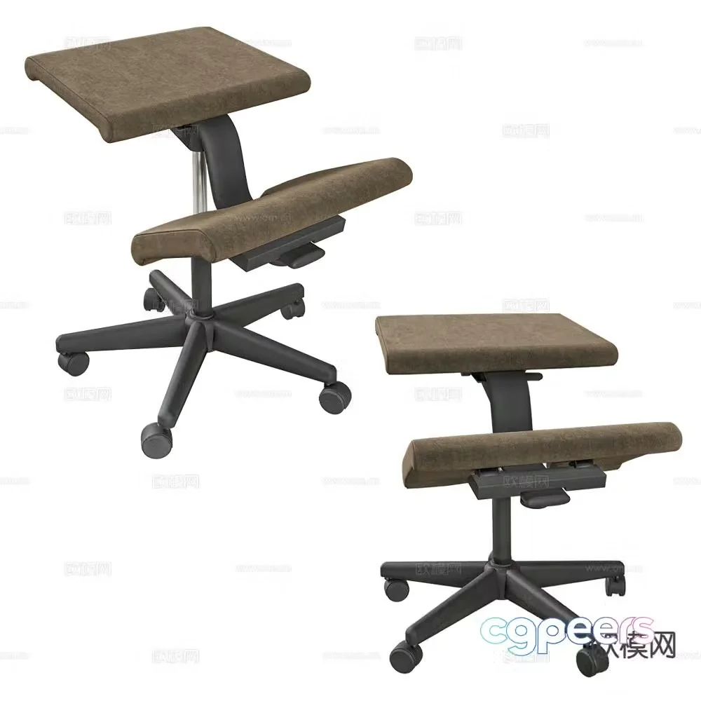 Varier office chair posture correction chair spine protection chair 3d model