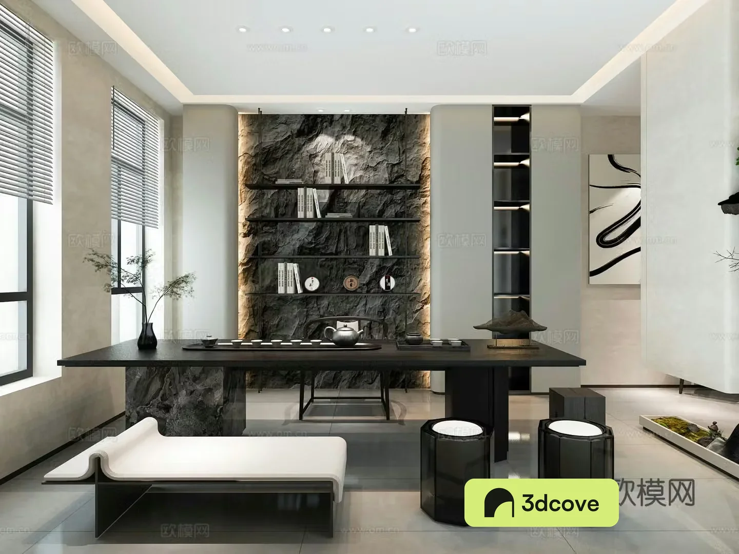 Modern style office tea room