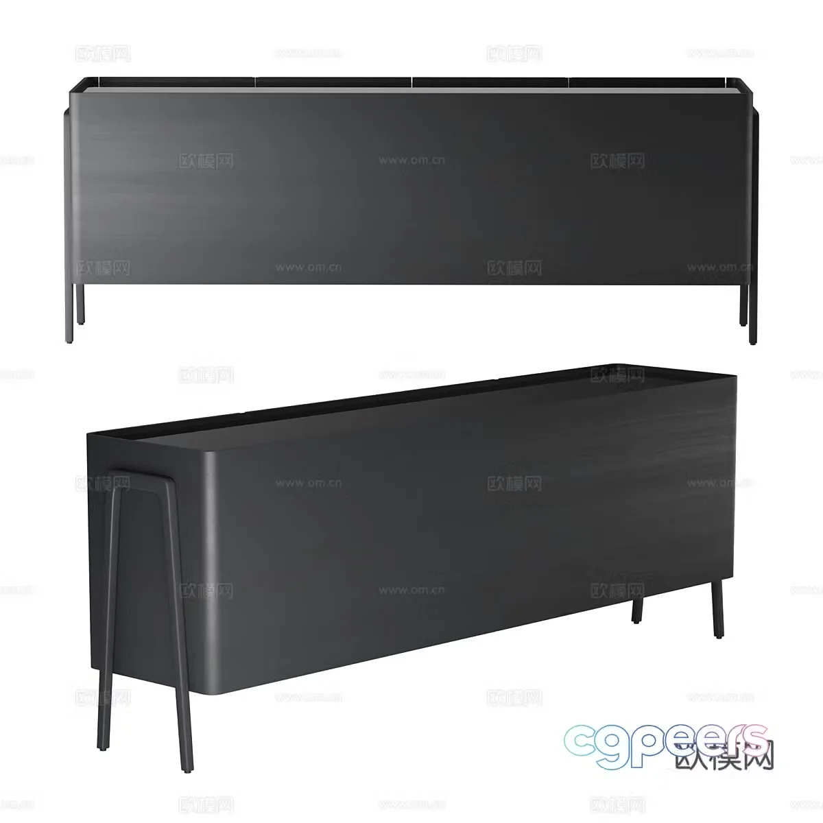 New Chinese TV Cabinet Side Cabinet 3D Model