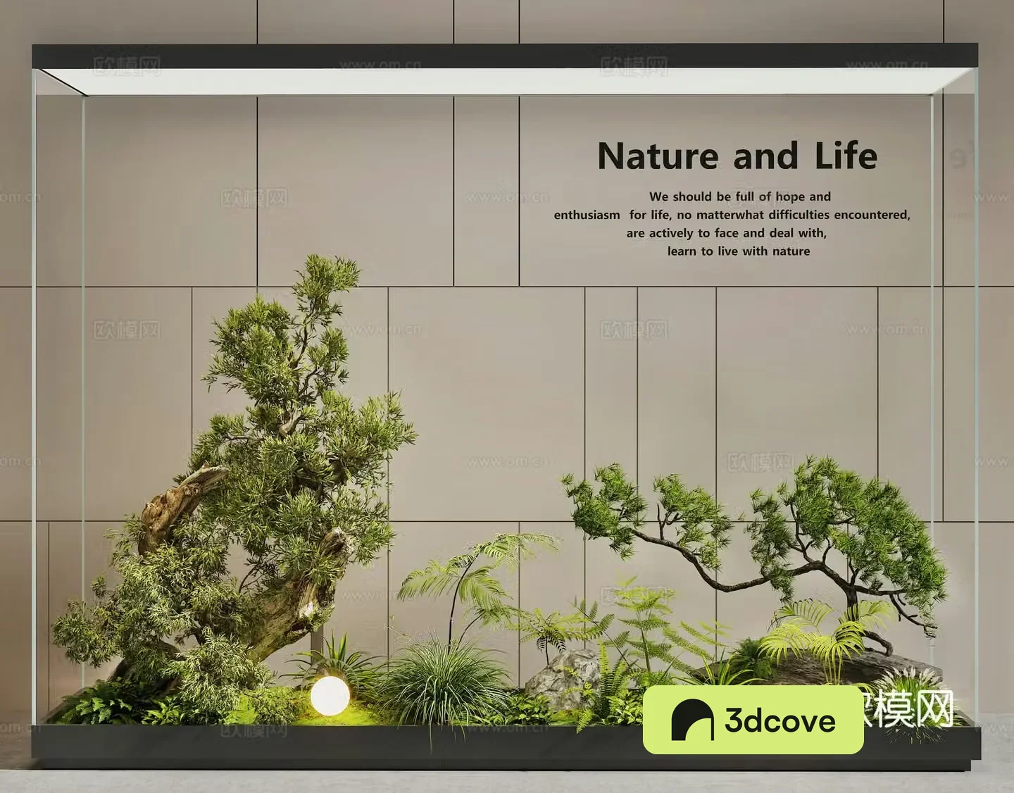 Modern interior landscape courtyard landscape plant pile landscape landscaping flower pond flower bed green plant combination