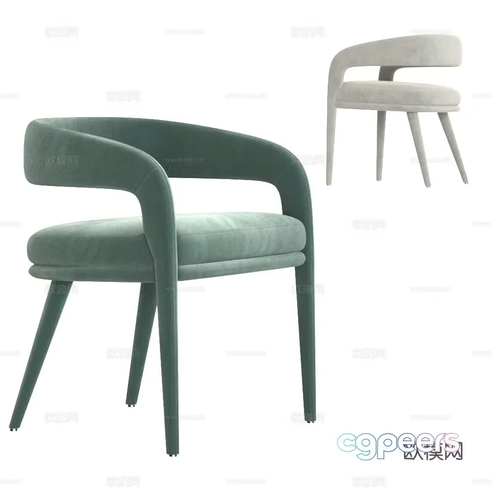 Modern chair single chair 3d model