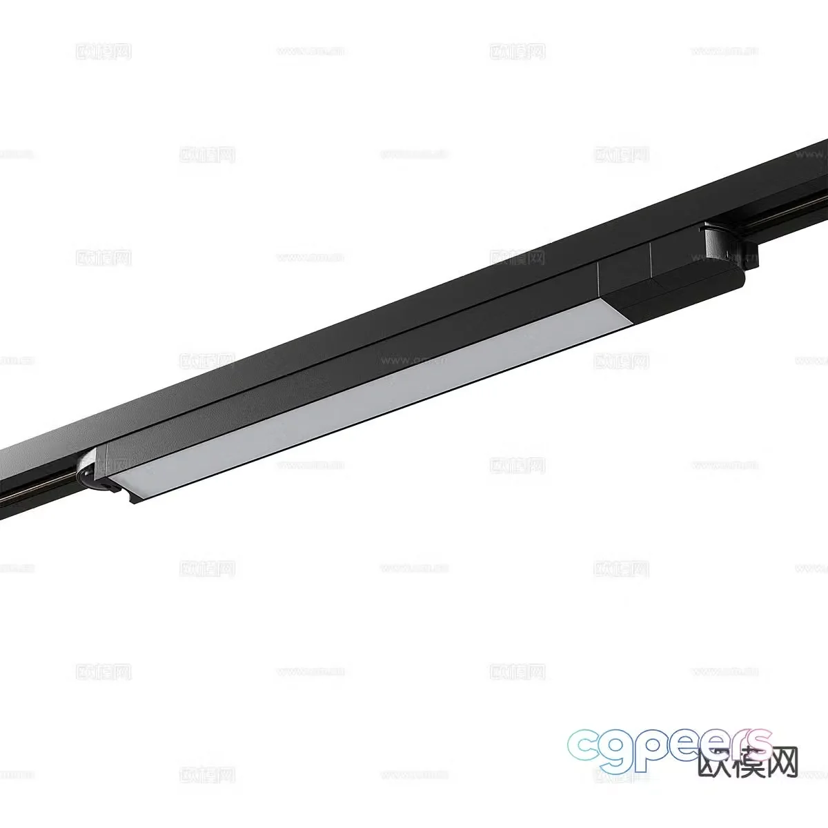 Simple magnetic light track light 3d model