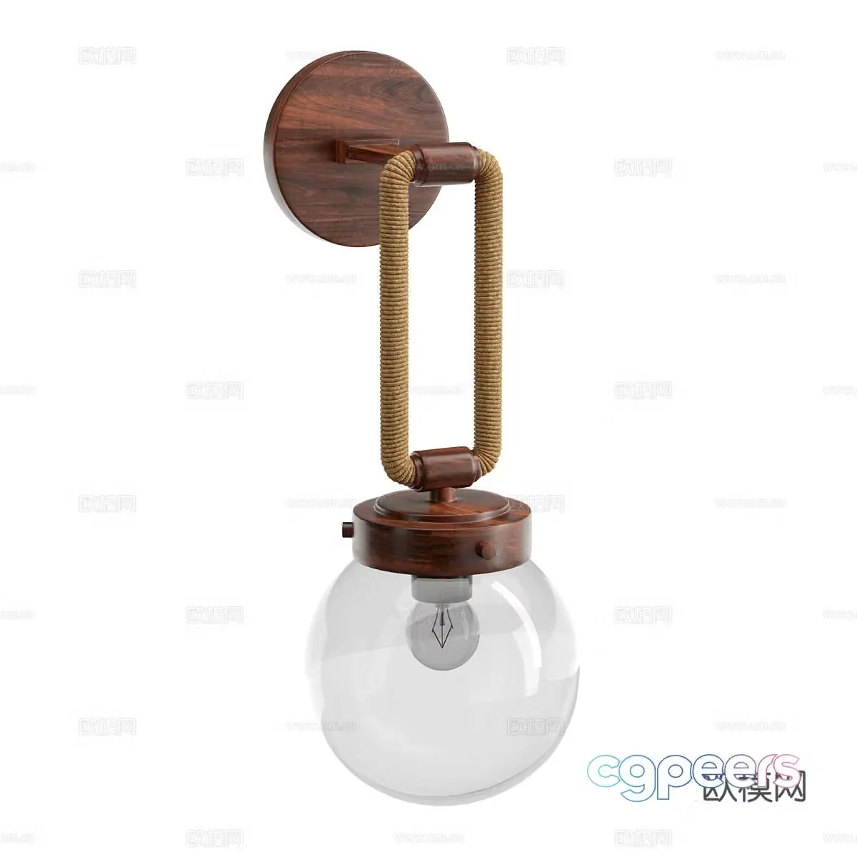 Decorative wall lamp Solid wood wall lamp Garden wall lamp Outdoor wall lamp Outdoor wall lamp Retro wall lamp 3d model