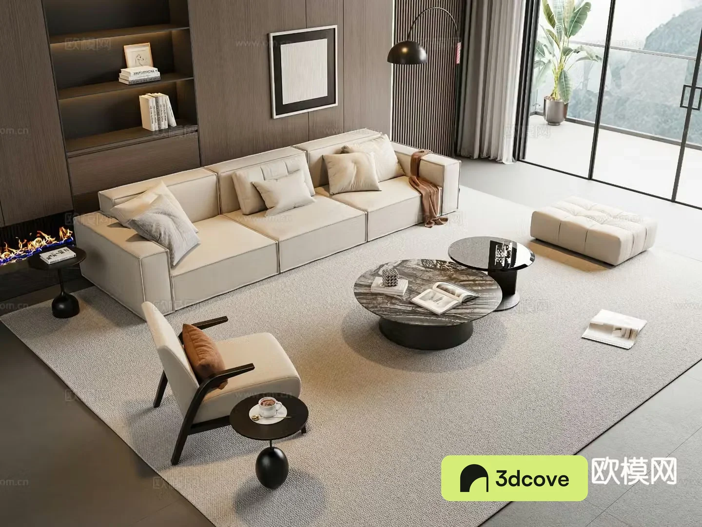 Modern sofa set