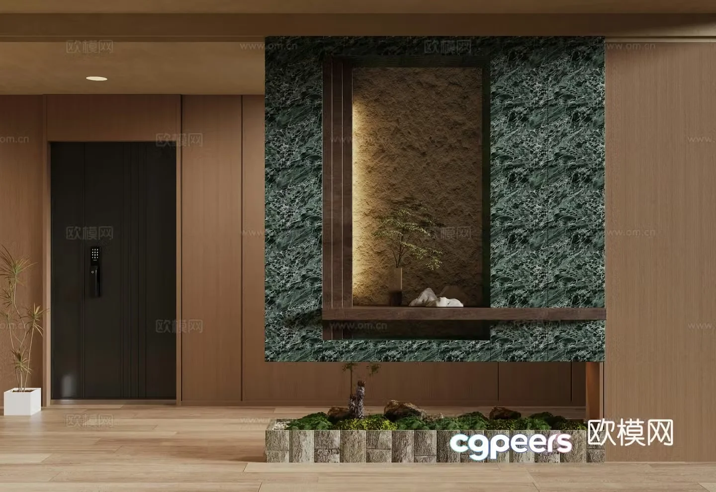 Italian entrance hallway 3D model