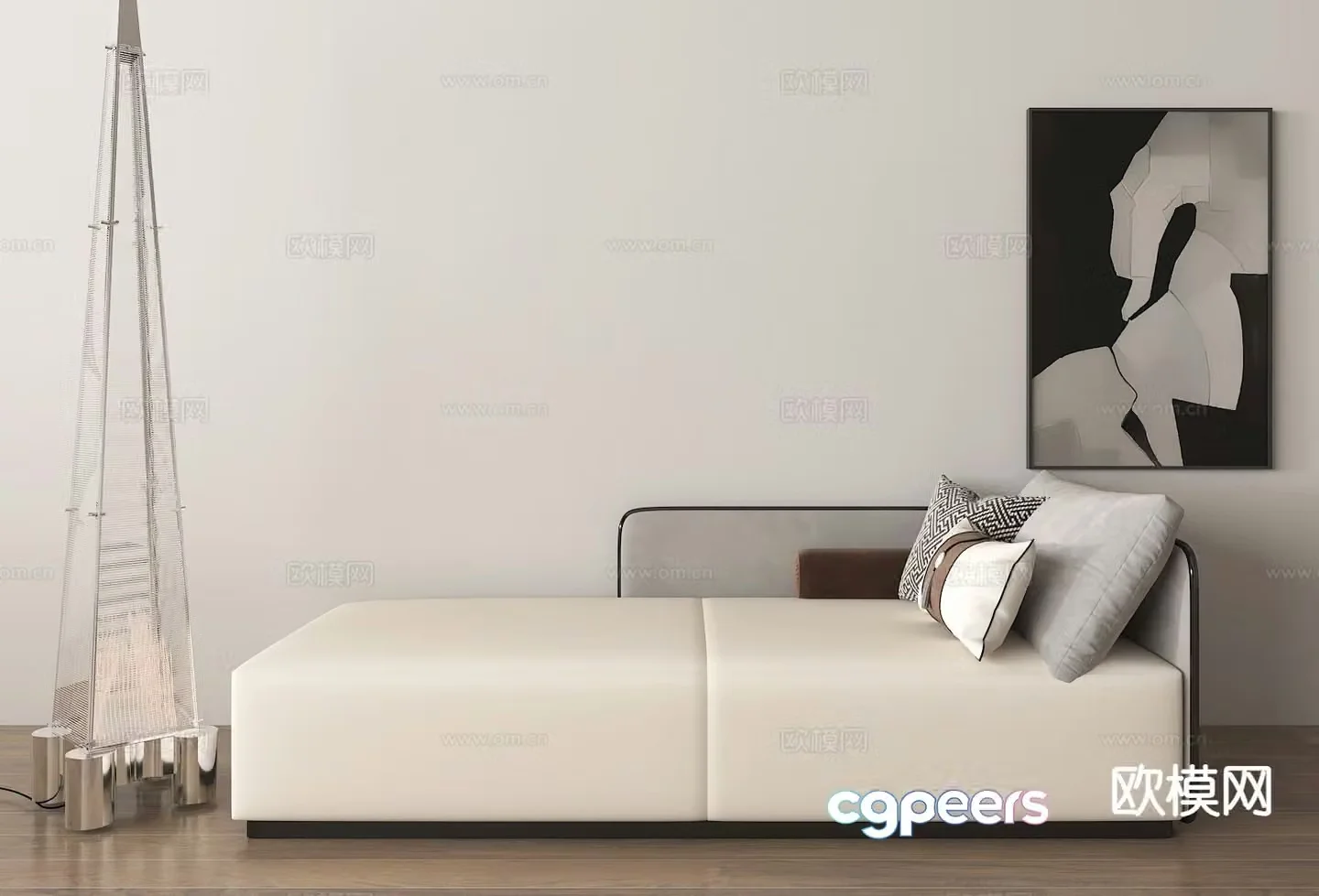 Imperial Concubine Chair Imperial Concubine Couch Beauty Couch 3D model