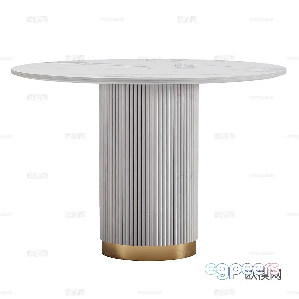 Casual table 3d model