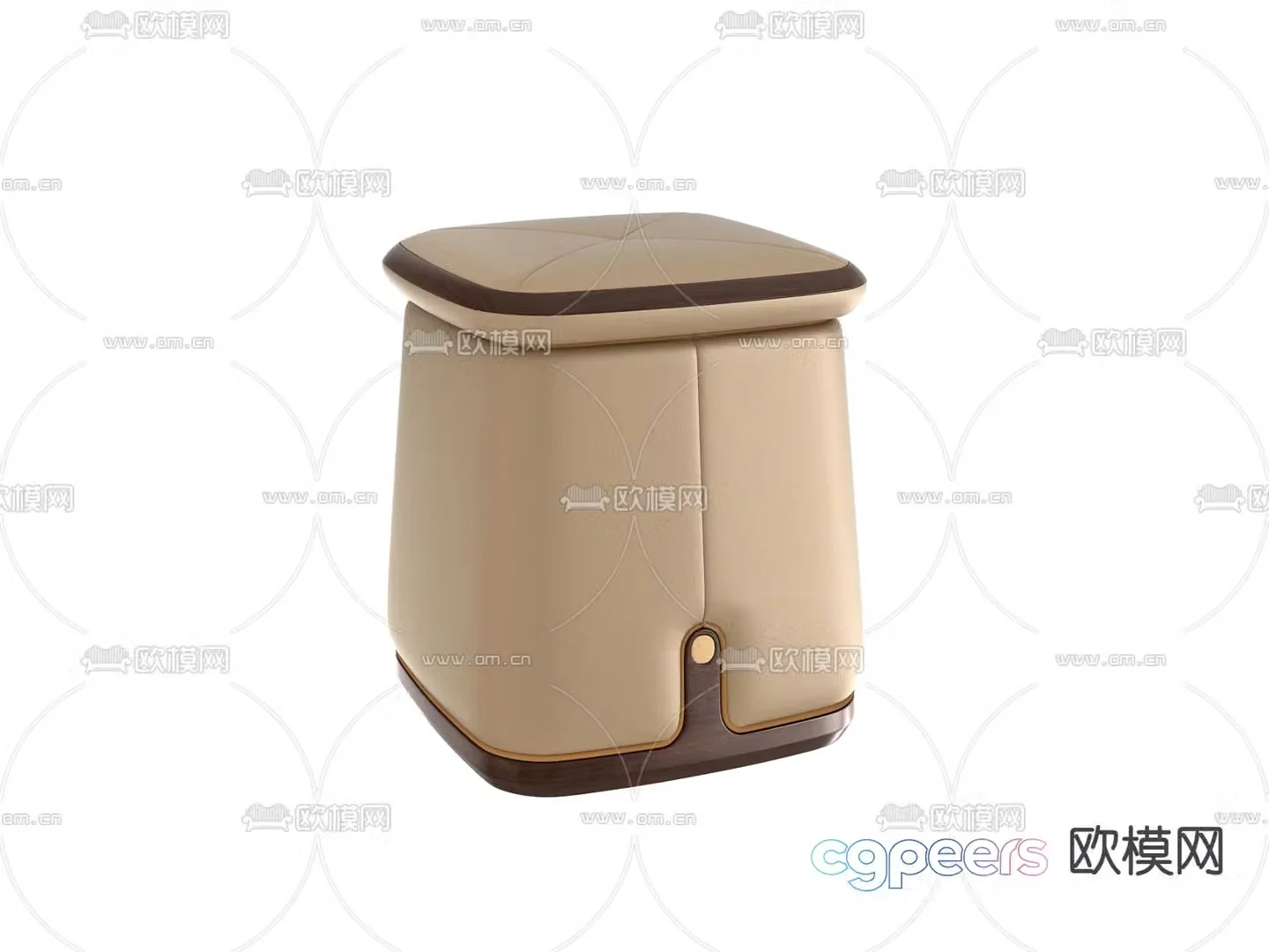 Stool Sofa Stool Low Stool 3D Model