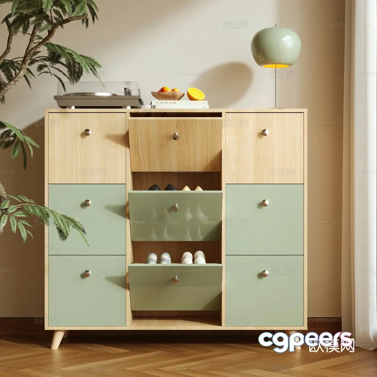 Shoe cabinet 3d model