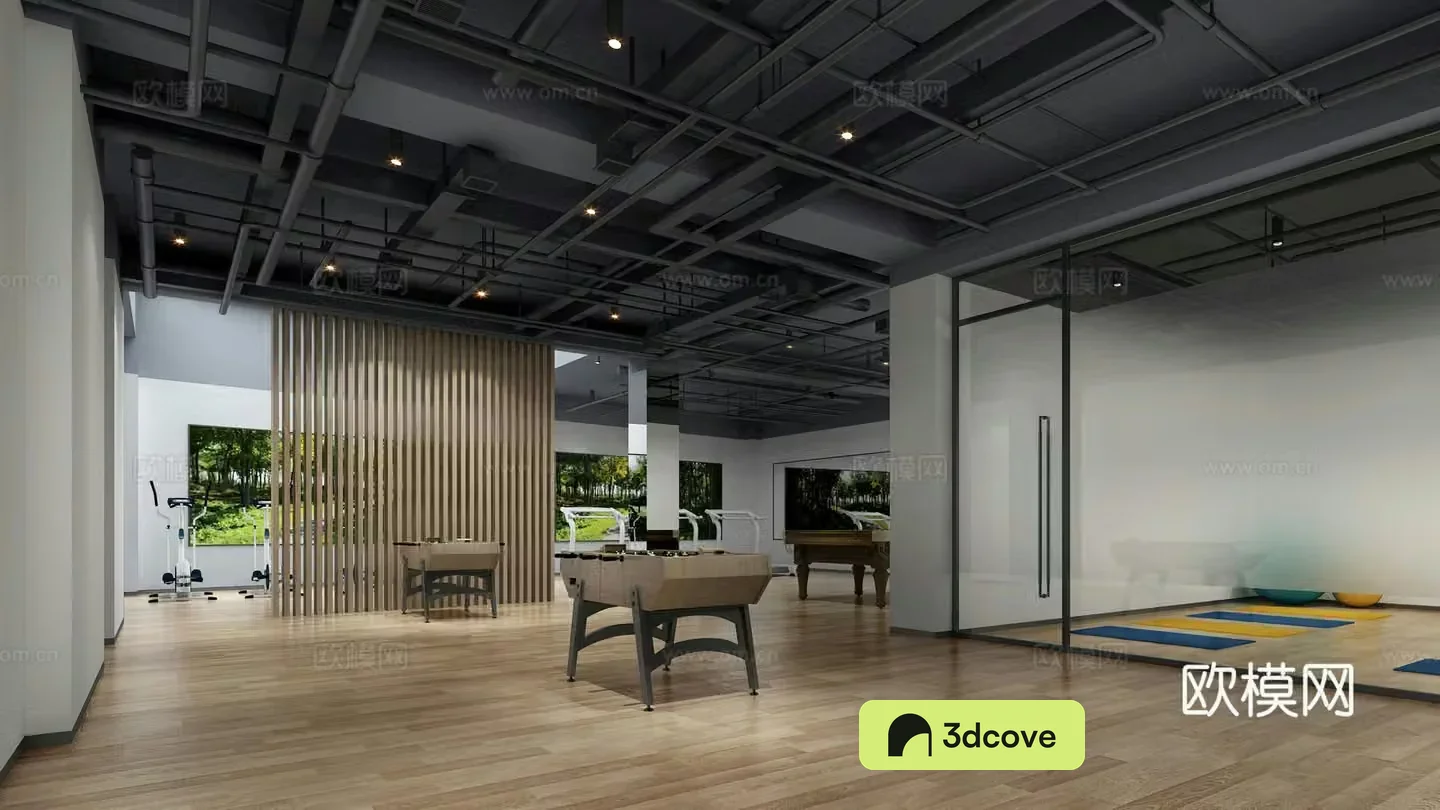 Modern gym