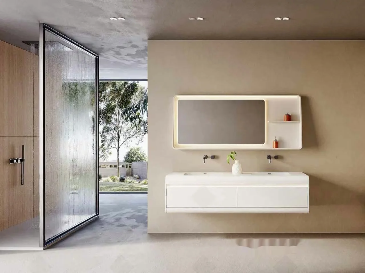 Modern Bathroom Setup 3D Model – 12839 – CORONA Render