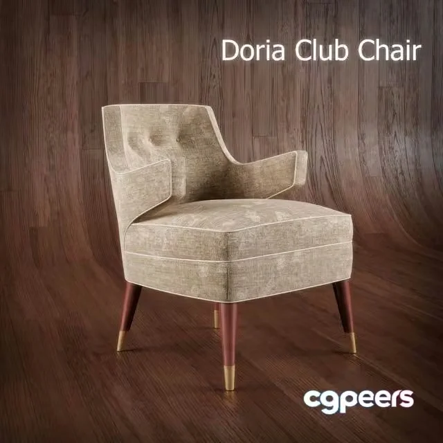 3ds Max Free – Doria Club Chair