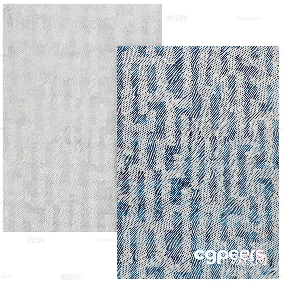 New Chinese style fabric carpet 3D model