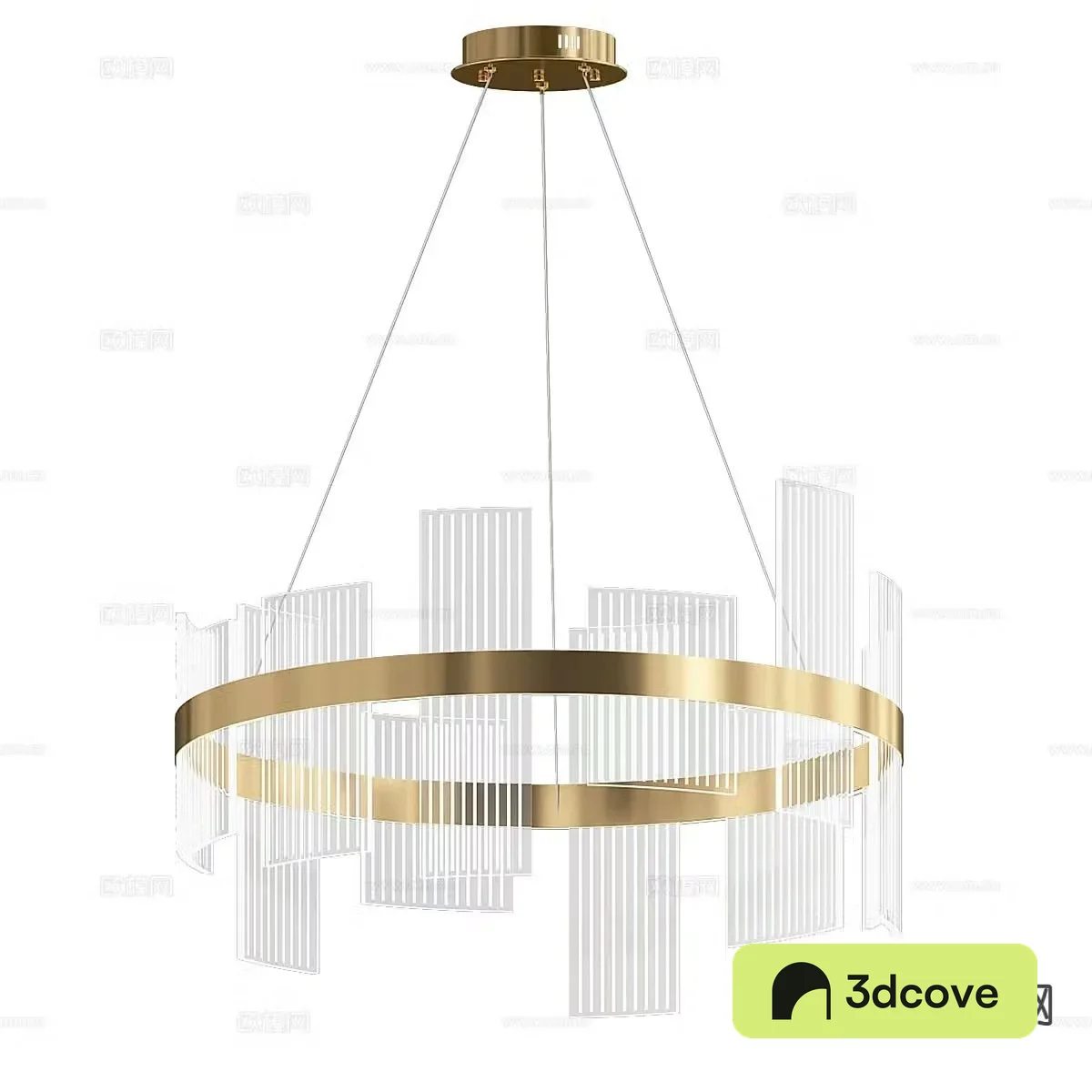 Light luxury chandelier ring chandelier