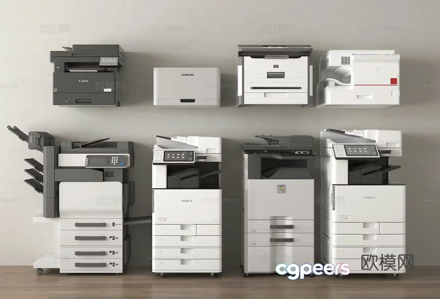 Printer Scanner Color Magnetic Copier 3D Model