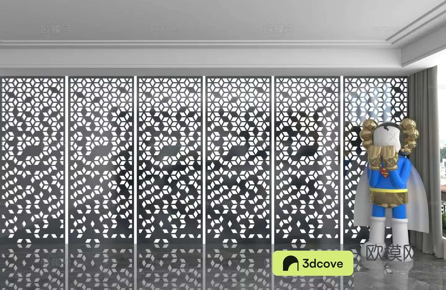Modern background wall