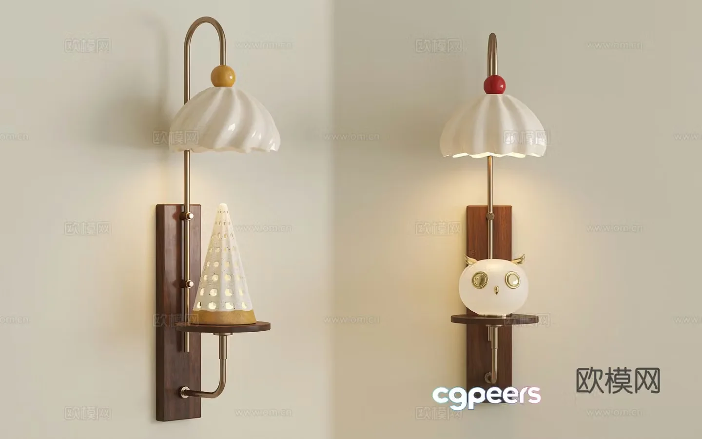 French retro wall lamp French cream wall lamp children’s room wall lamp stair light living room wall lamp 3d model