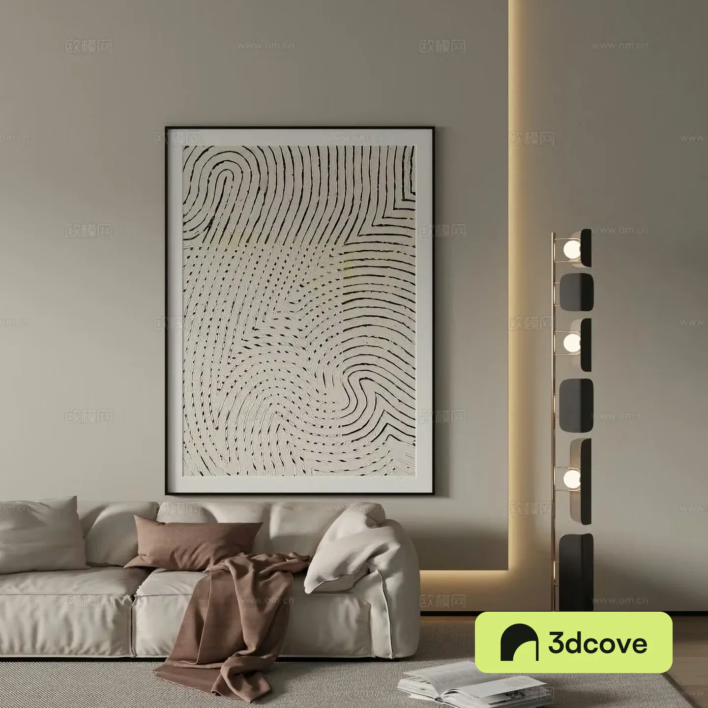 Modern abstract painting decorative painting