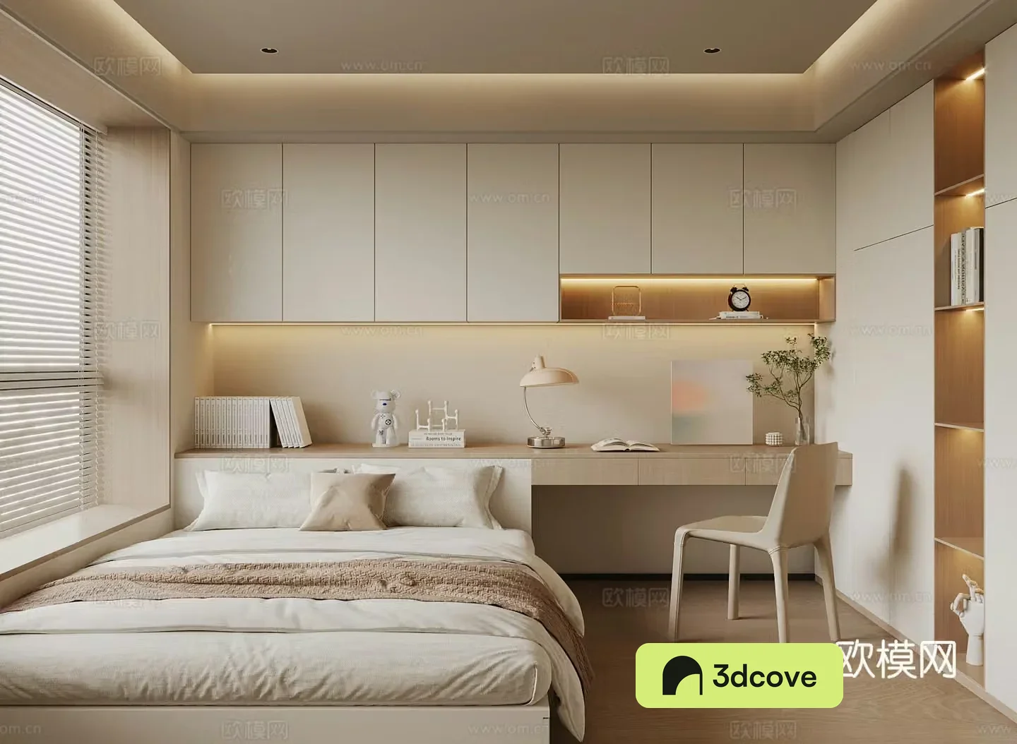 Modern creamy style tatami