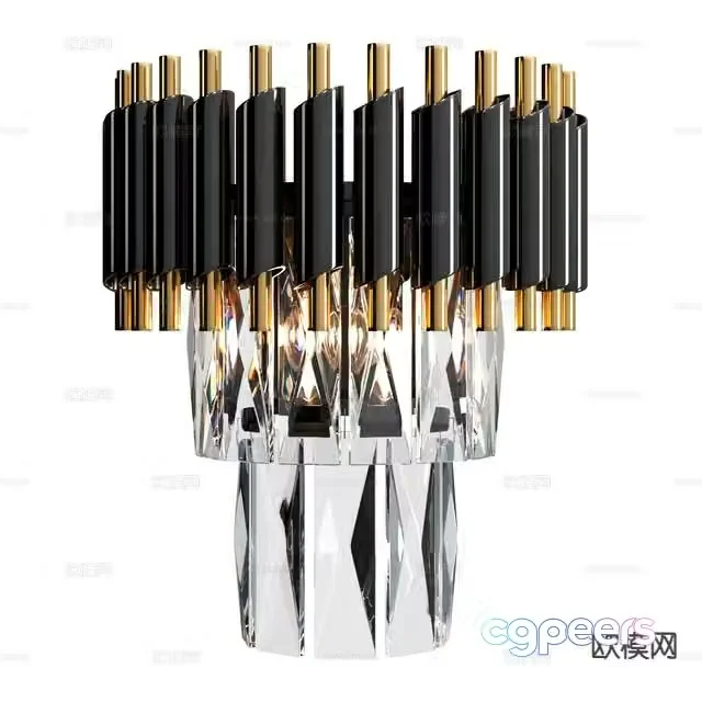 Light luxury wall lamp 3D model
