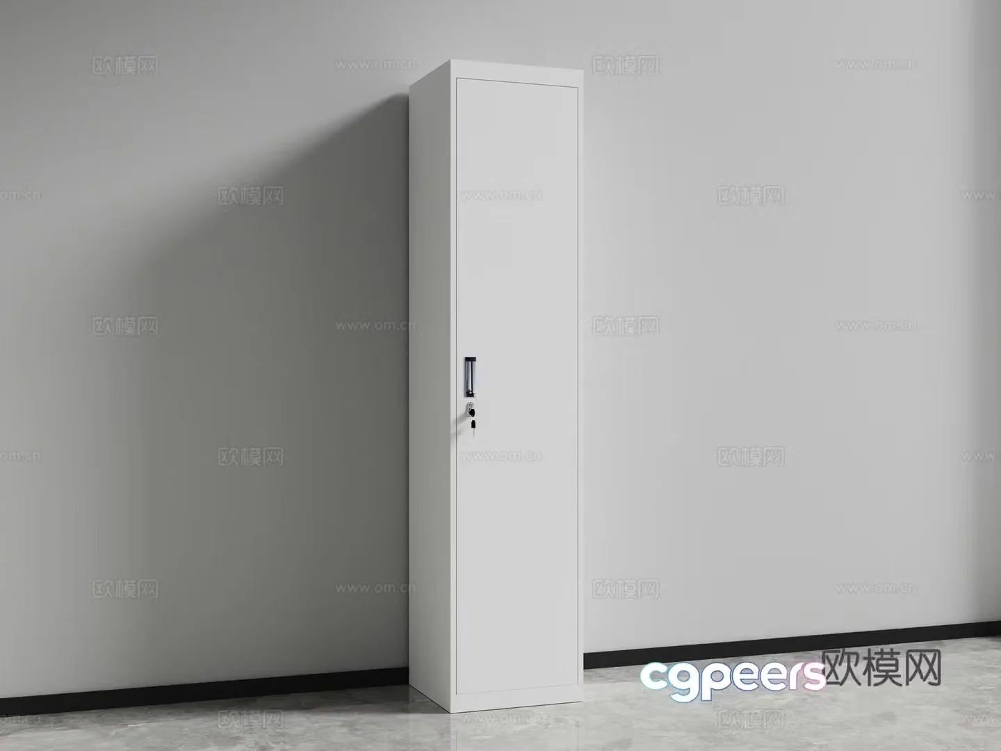 Single door cabinet file cabinet file cabinet 3d model