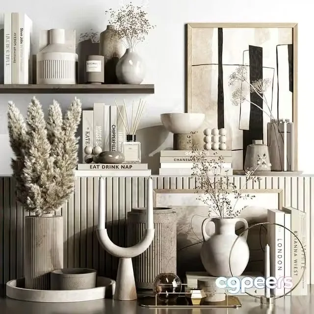 3ds Max Free – Decorative set 81