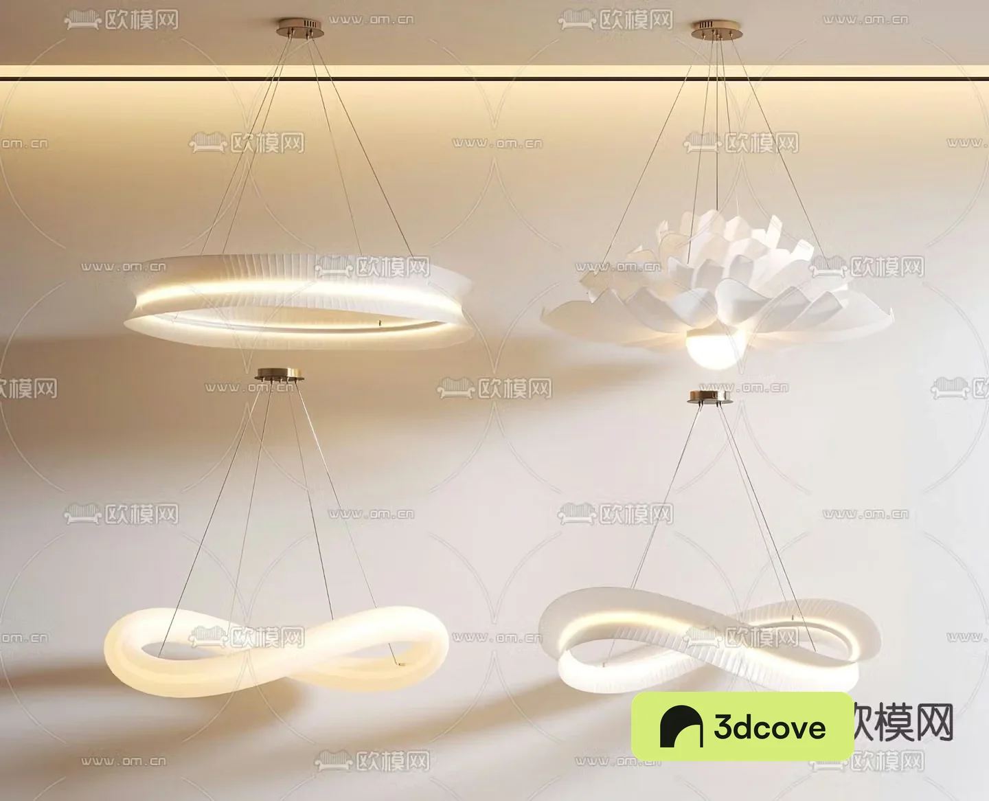 Cream style chandelier hall chandelier