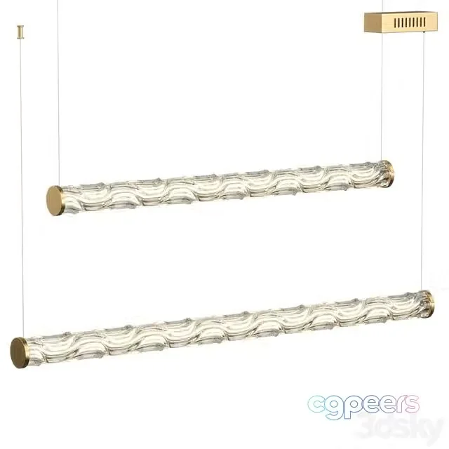 3ds Max Free – Pendant lamp TRICKLE Lampatron