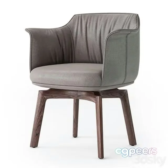 3ds Max Free – Poltrona Frau Archibald swivel armchair