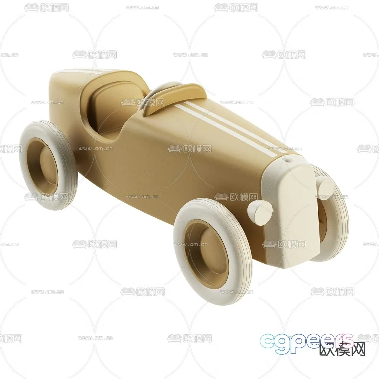 Modern children’s toy car 3d model