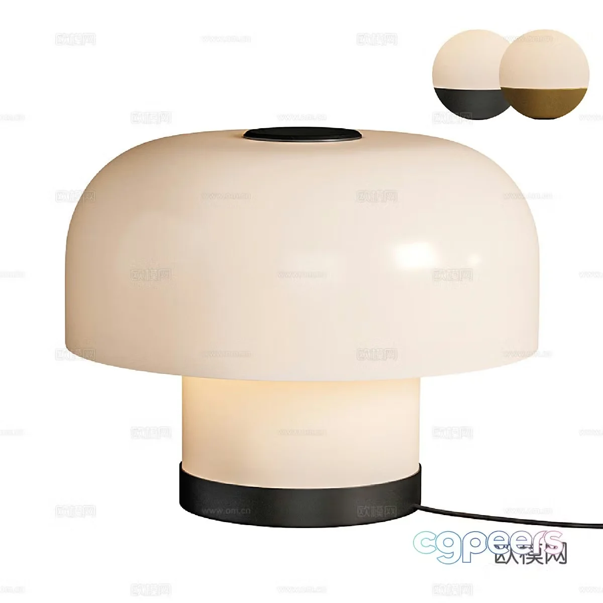 Modern wall decoration desk lamp 3d model