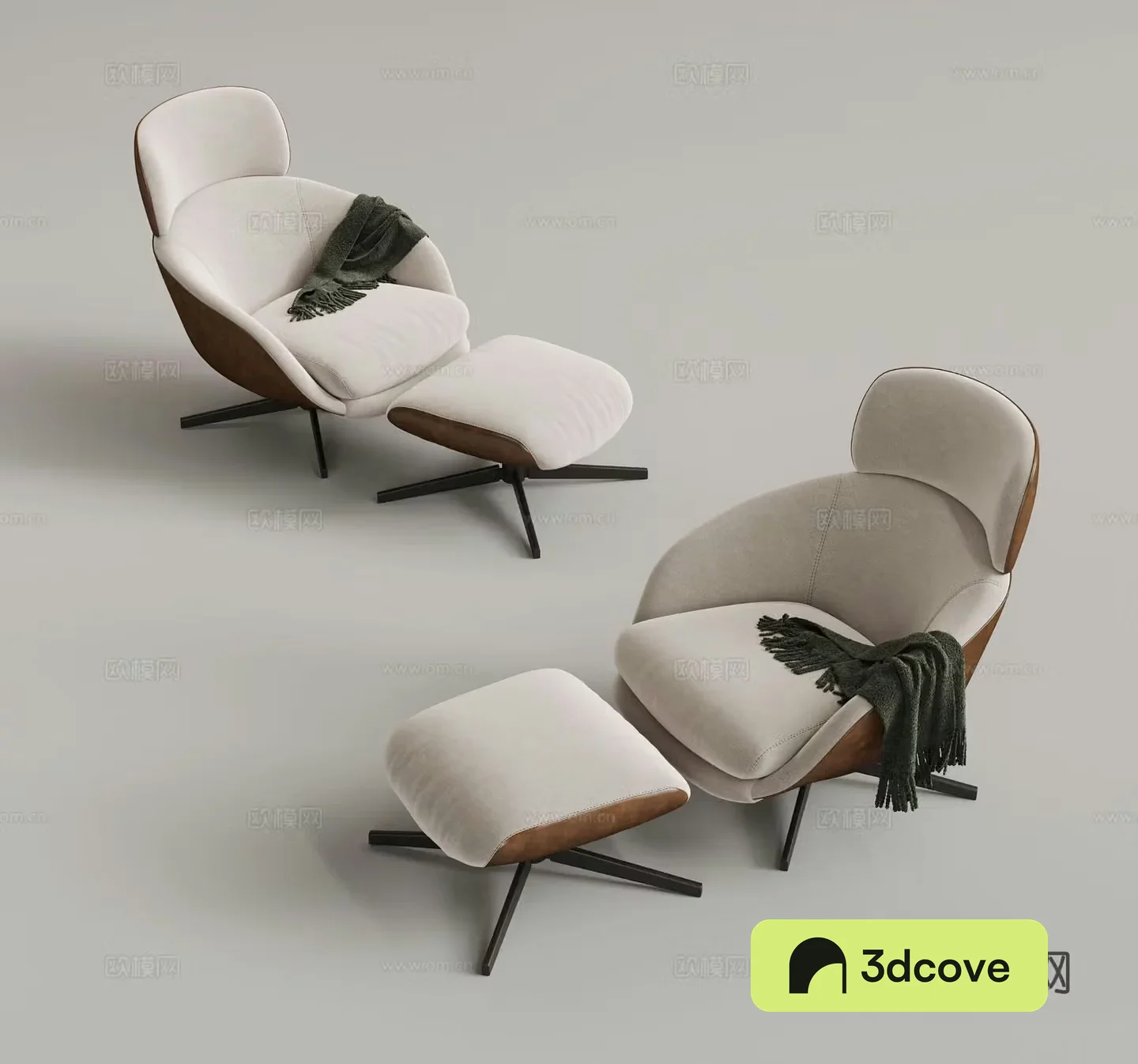 Lounge chair footrest