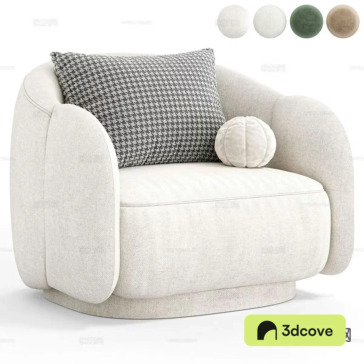 Single sofa armrest sofa