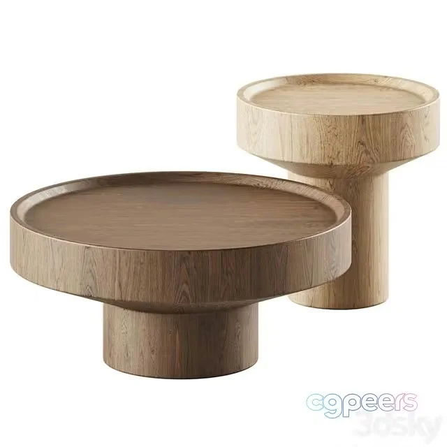 3ds Max Free – Westwing Wood Coffee Tables