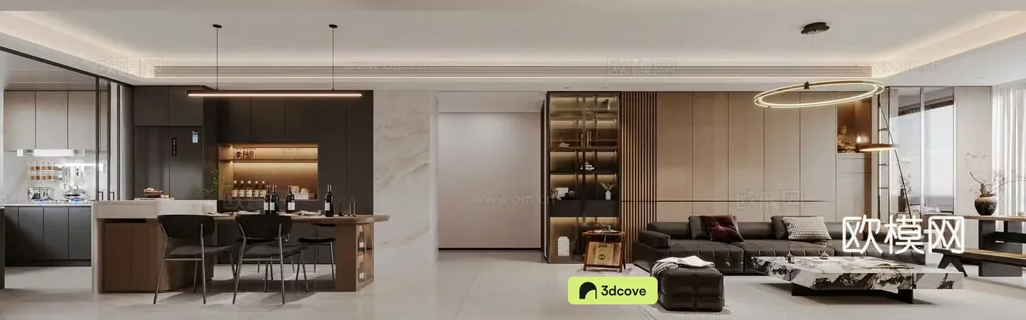 Modern Italian style restaurant