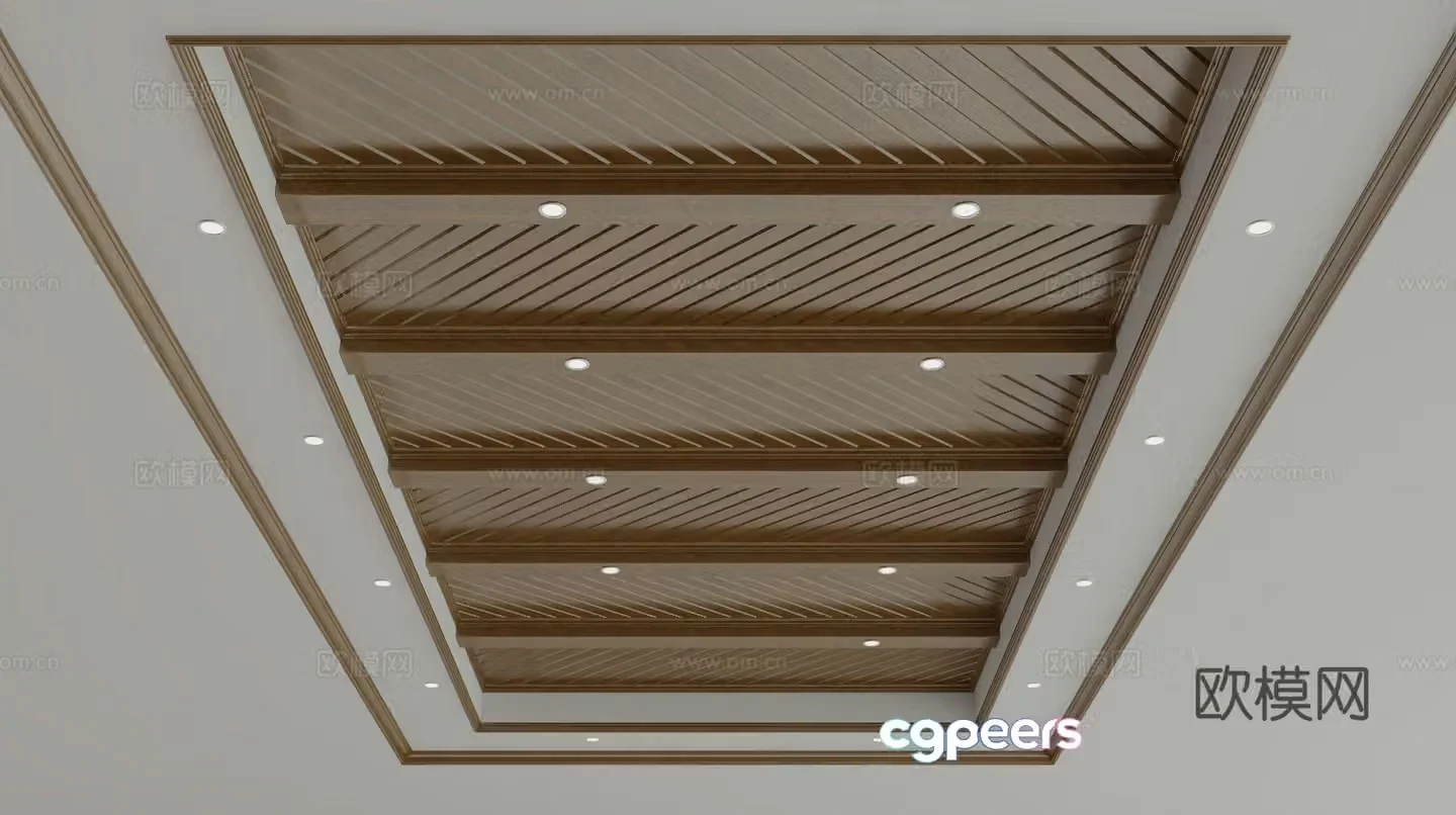 American ceiling 3D model