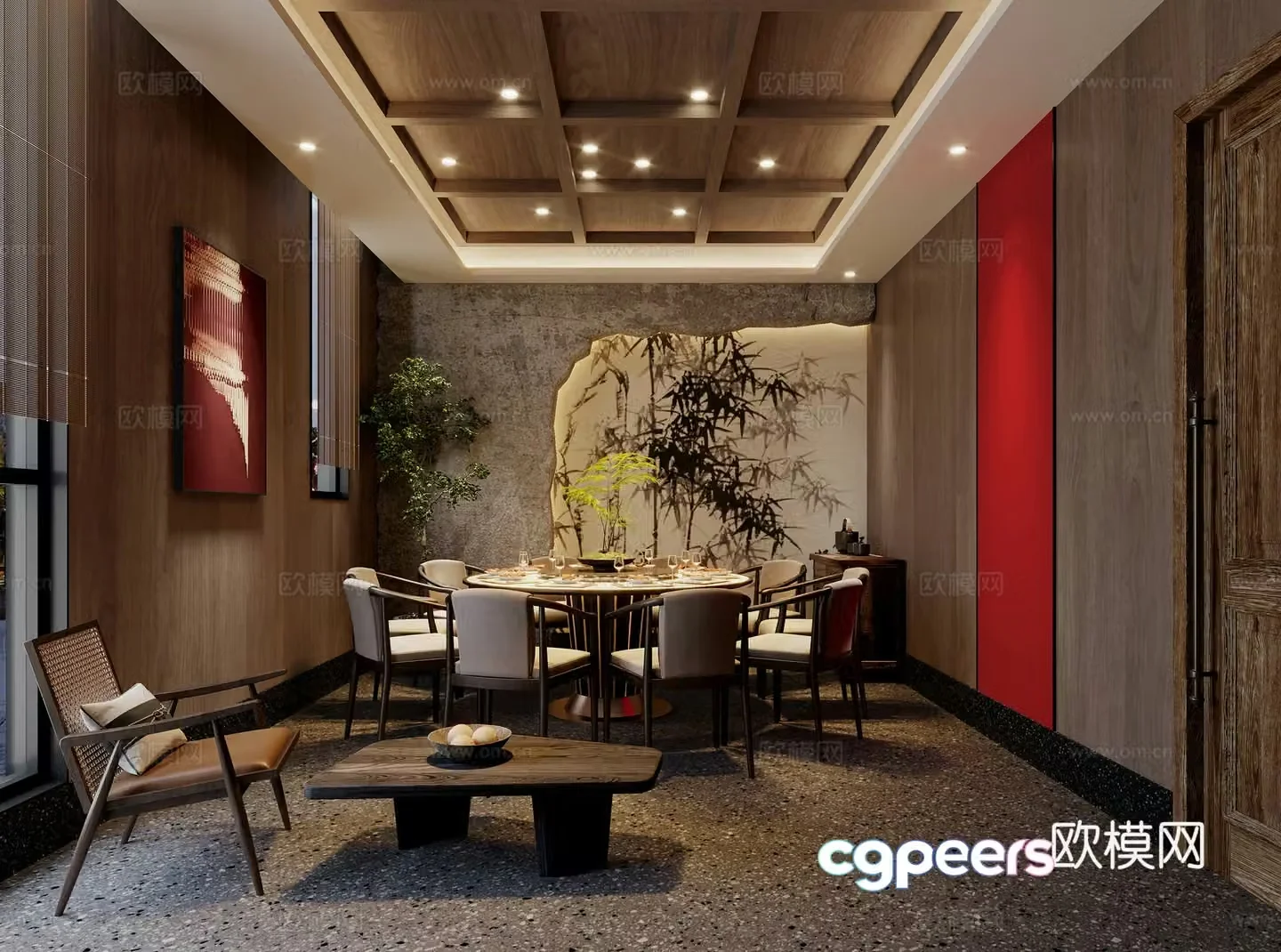 Private room 3D model