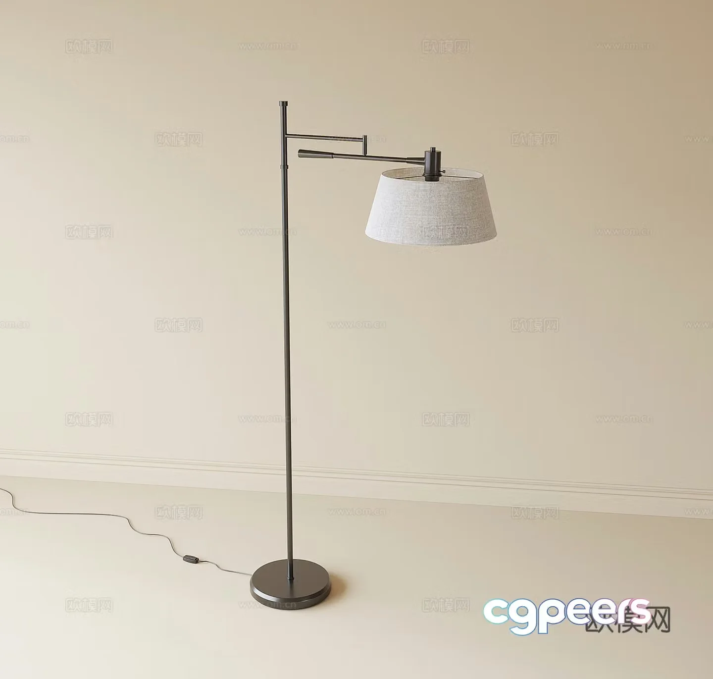 Modern floor lamp 3d model