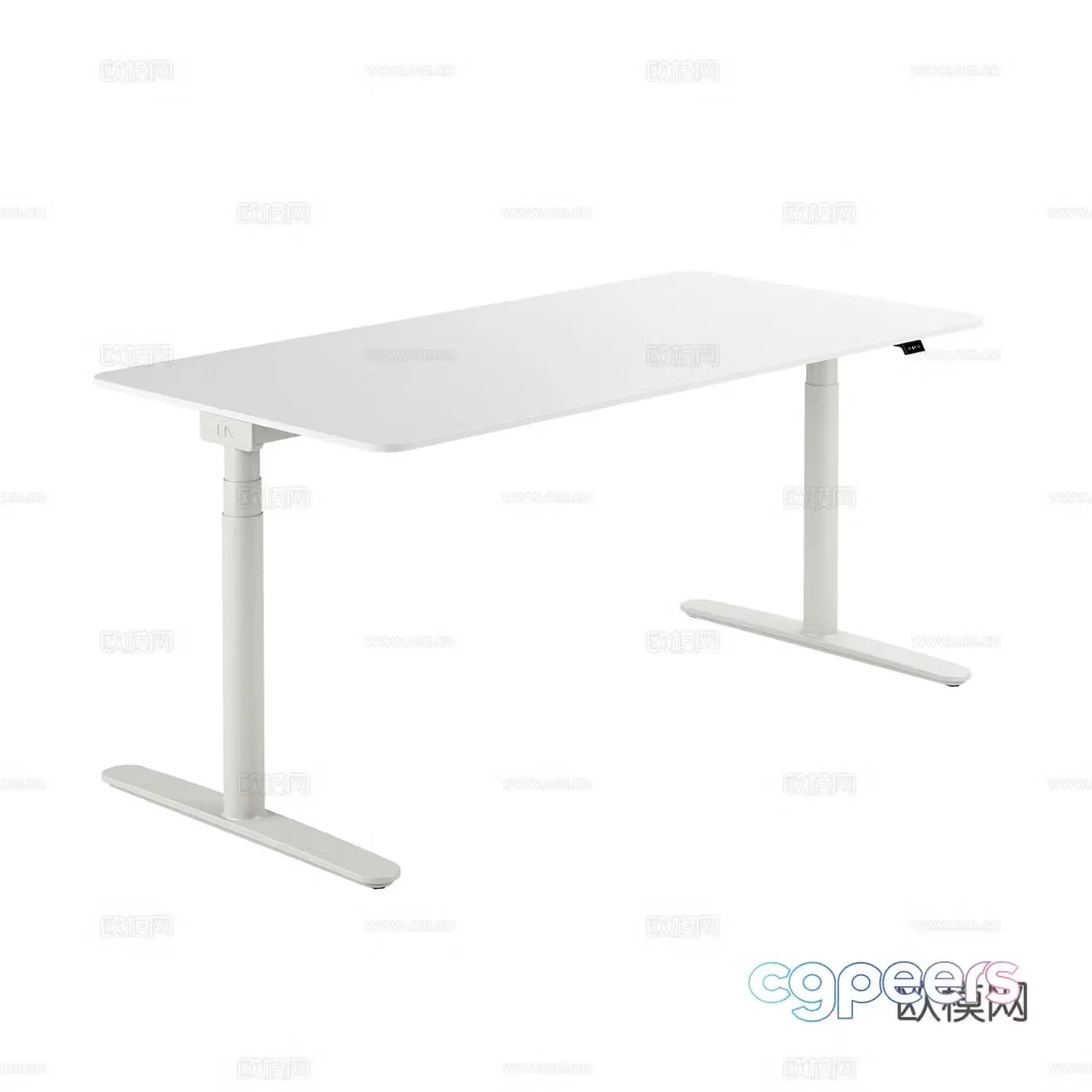 Konig minimalist desk lift desk work bench classic desk office furniture 3d model