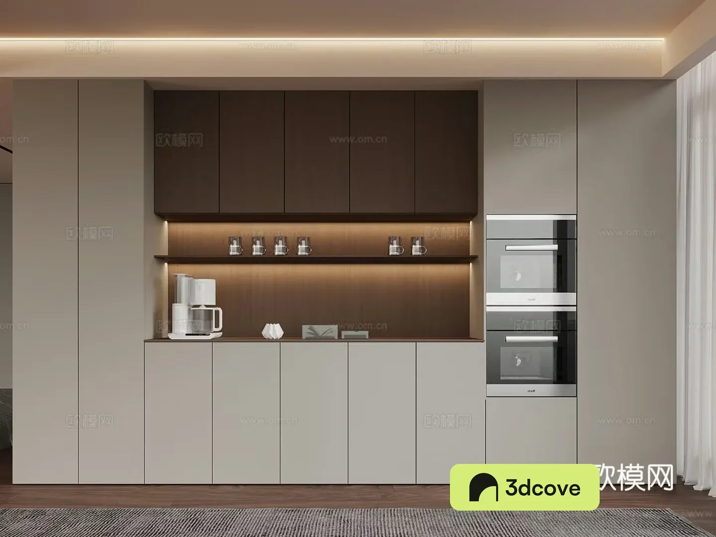 Modern sideboard wine cabinet