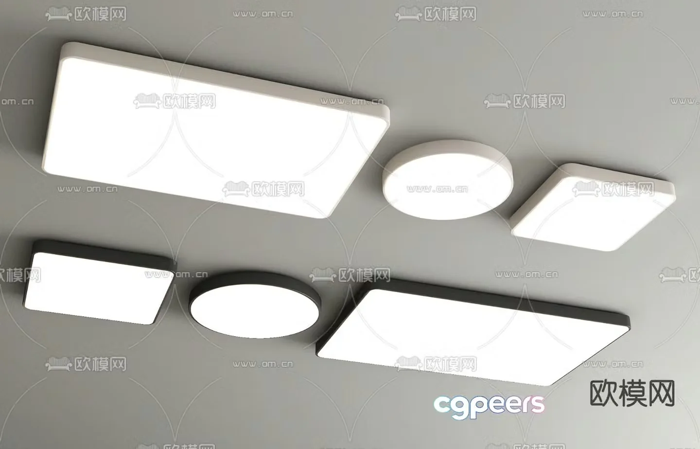 Modern ceiling lamp bedroom ceiling lamp 3d model