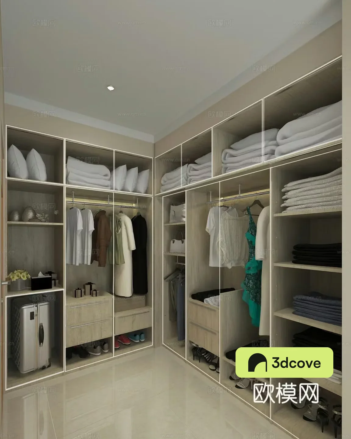 Modern cloakroom