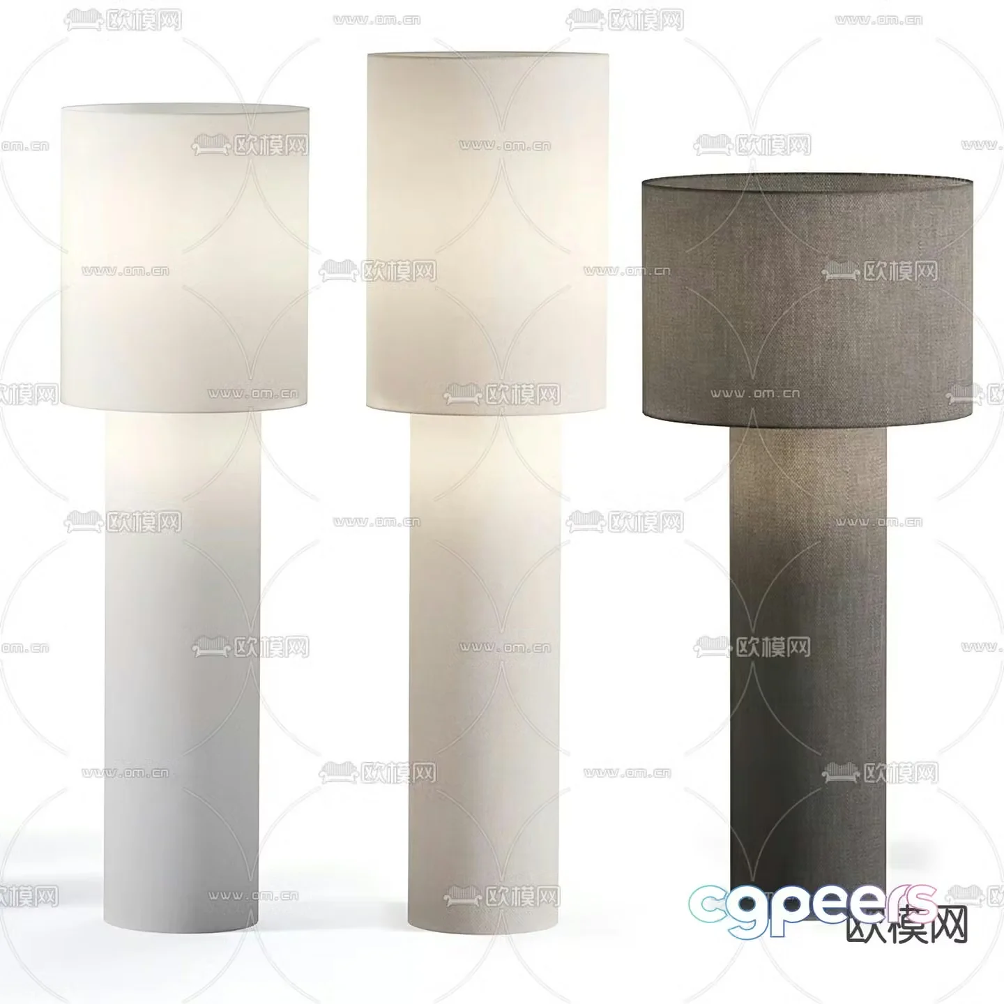 Wai Sad Floor Lamp 3D Model