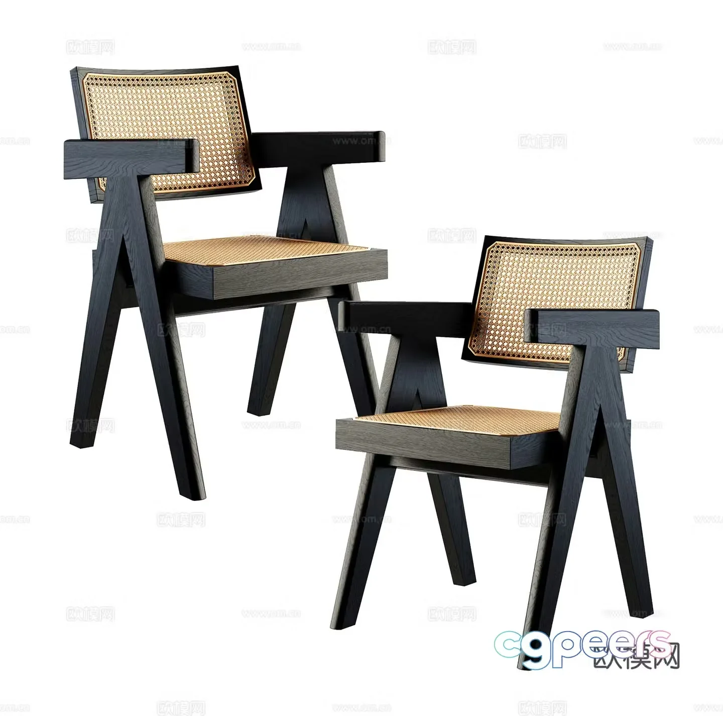 Modern single chair 3d model