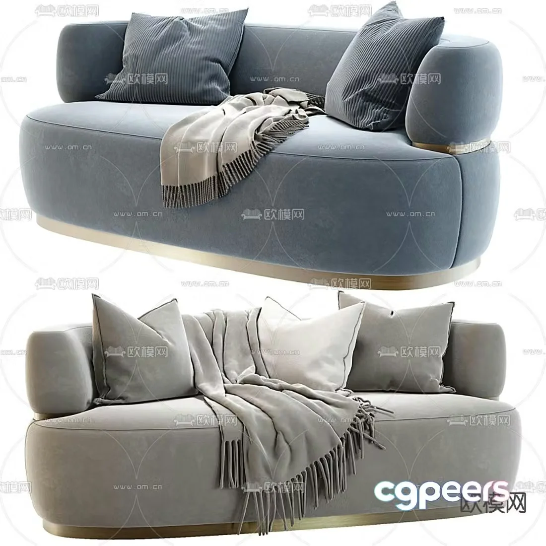 FLEXFORM loveseat 3d model